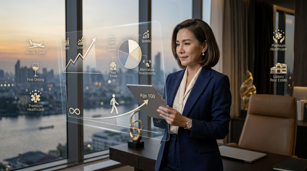 Wealth Management for Longevity: ปั้นพอร์ตลงทุนฉบับผู้หญิง 40+ เพื่อชีวิตครึ่งหลังที่มั่งคั่งและลักชัวรี่