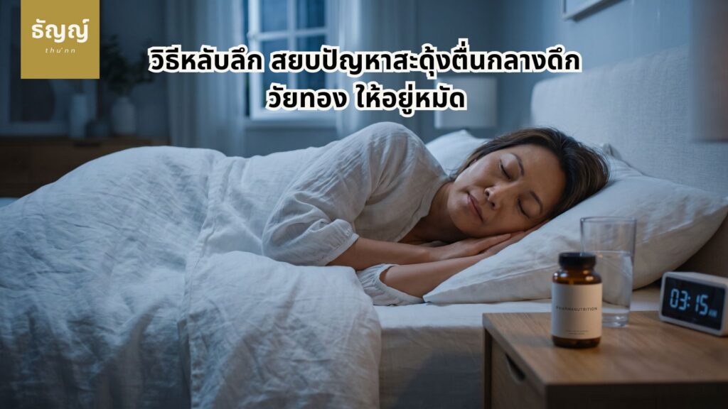สะดุ้งตื่นกลางดึกบ่อยๆ ในวัยทอง ทำอย่างไรให้กลับไปหลับลึก (Deep Sleep)? 10.วิธีทำให้หลับลึก สยบปัญหาสะดุ้งตื่นกลางดึก วัยทอง ให้อยู่หมัด