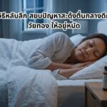10.วิธีทำให้หลับลึก สยบปัญหาสะดุ้งตื่นกลางดึก วัยทอง ให้อยู่หมัด